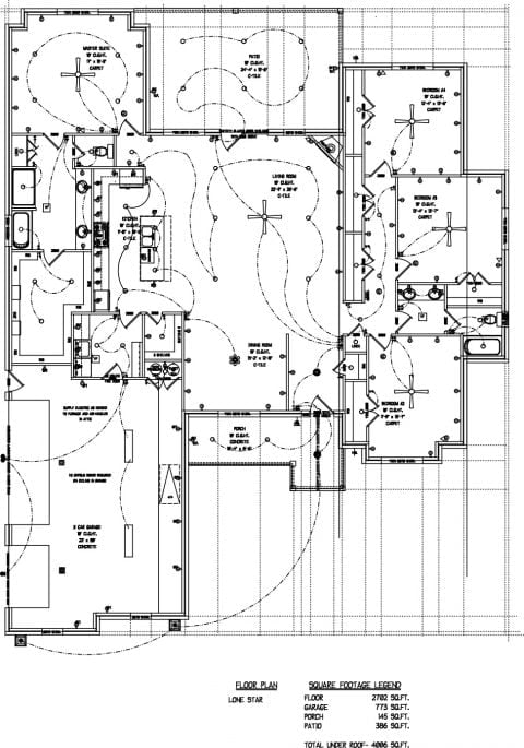 Lone Star Floor Plan | 2911 Homes